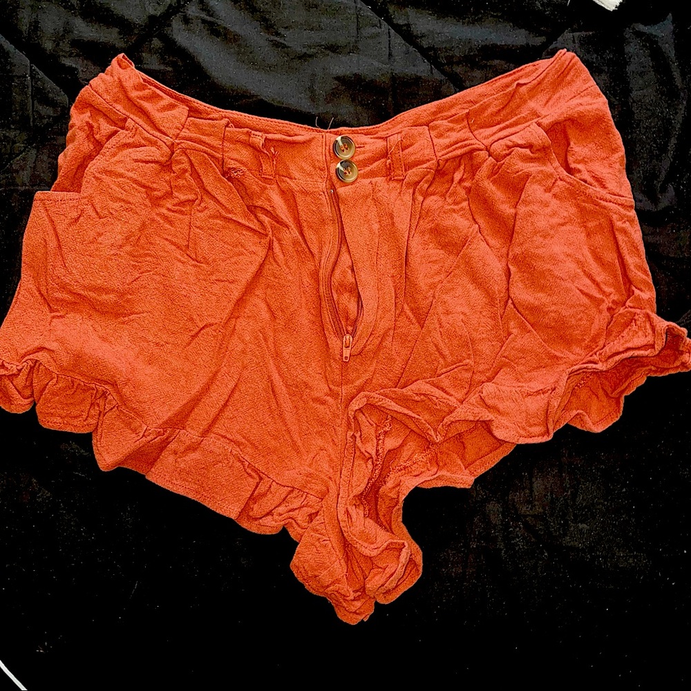 Womens Umgee Burnt Orange Shorts